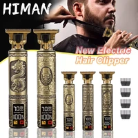 2021 usb electric hair clippers trimmer for men rechargeable professional barber hair cut barber shop electric shaving t outlin