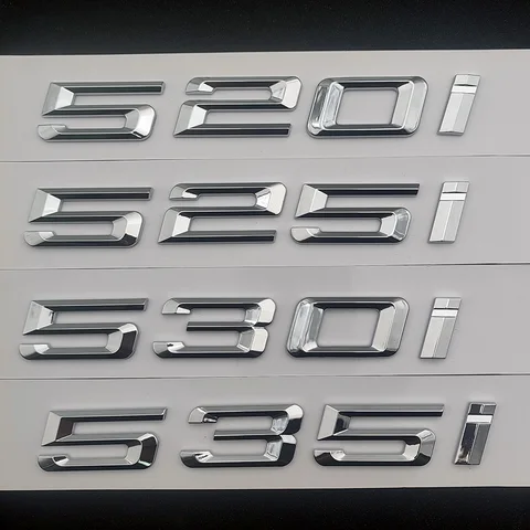Эмблема багажника из АБС-пластика для BMW 520i 525i 530i 535i 520d 525d 530d Xdrive E60 E39 E34 F10