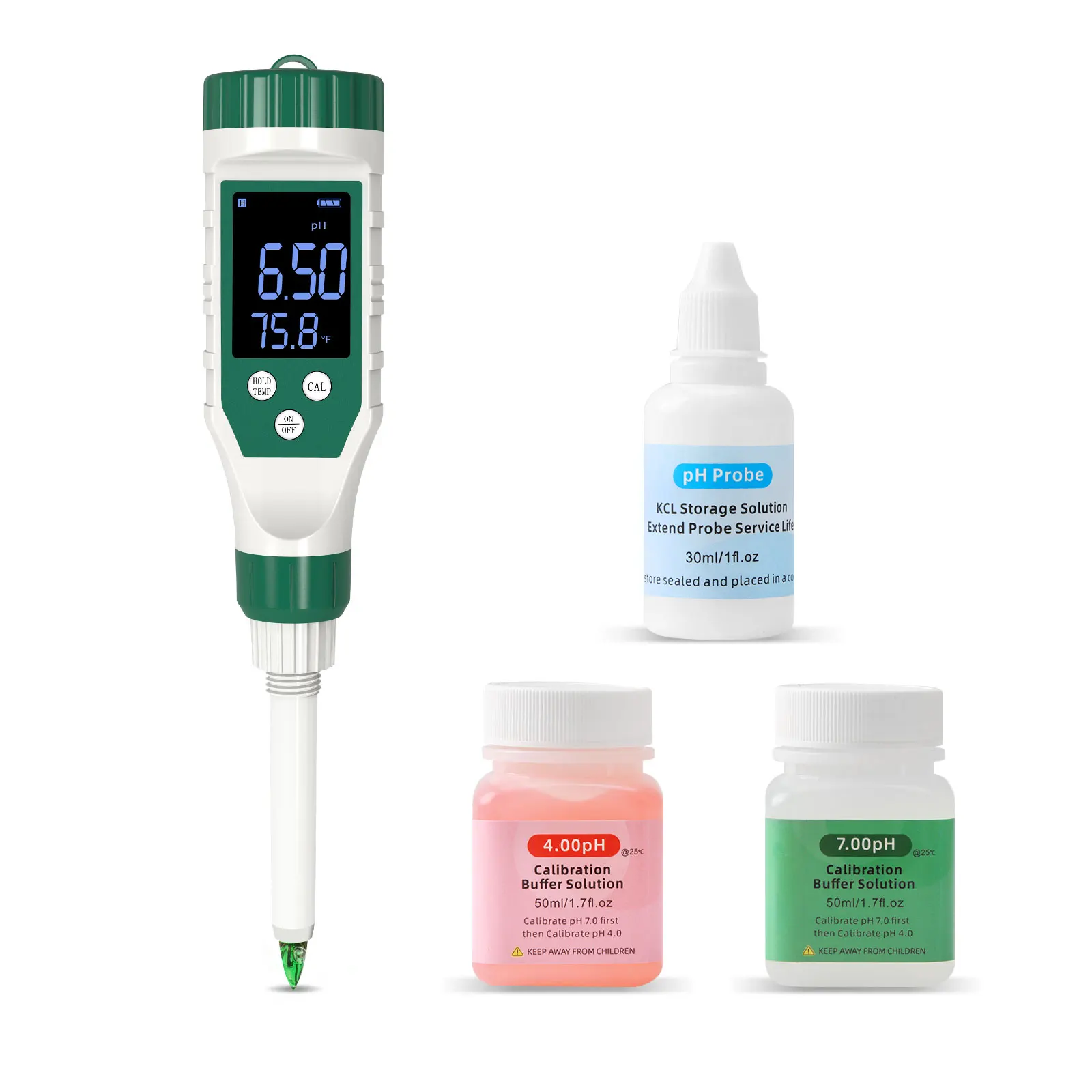 

yieryi Цифровой pH-метр для еды Bluetooth 0.00~14.00