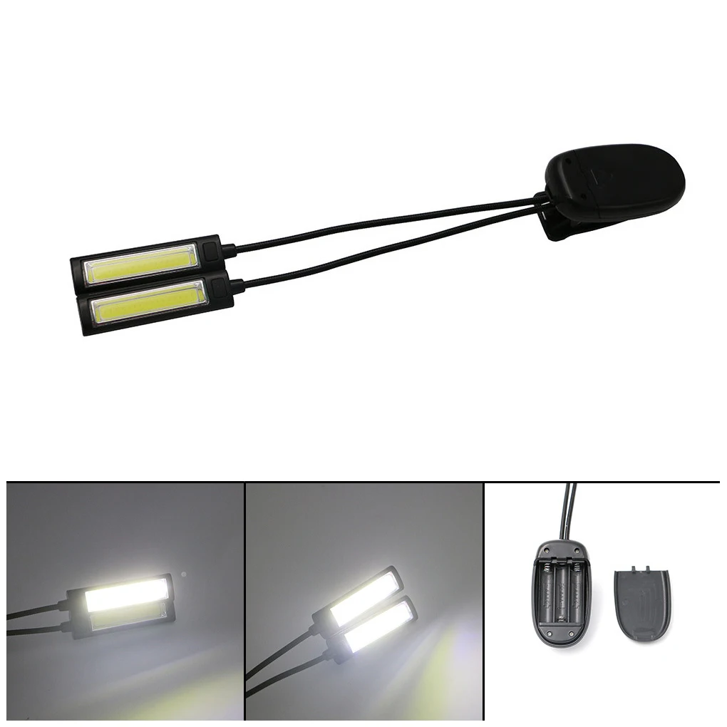 

Clip-on Reading LED Light Beside Bed Book Lights Flexible Studying Night Lamp Bedroom Travel Supplies Readers Kids