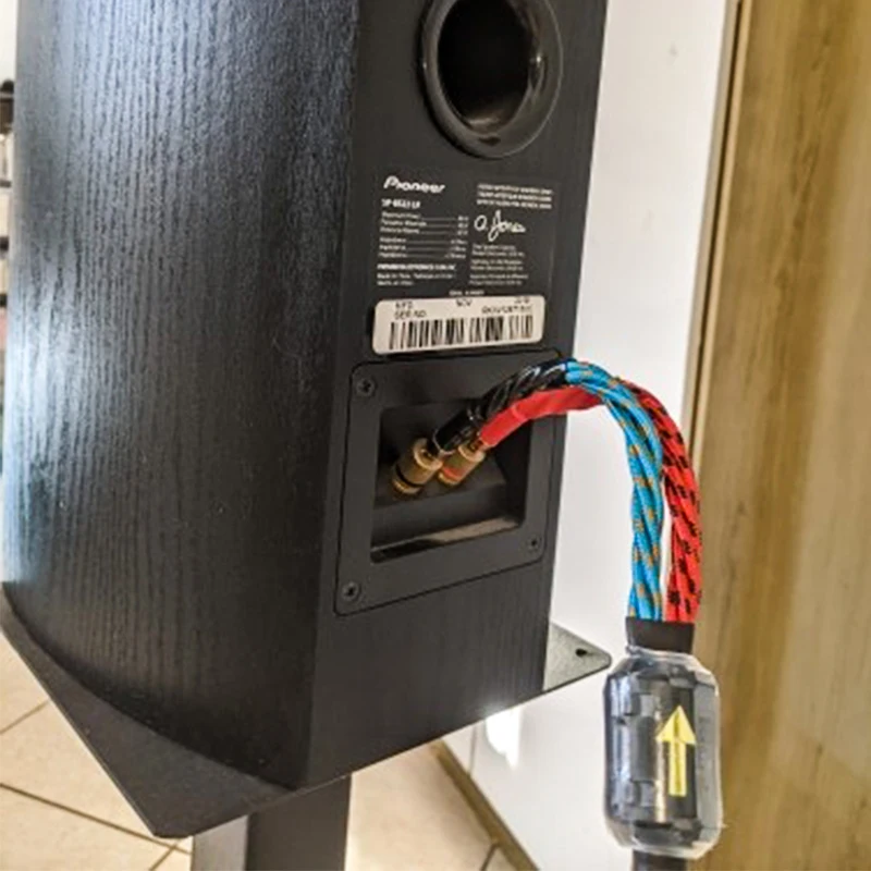 Усилитель мощности xangразы 5N OFC Hi-Fi кабель для колонок с басами Y-образной вилкой CD