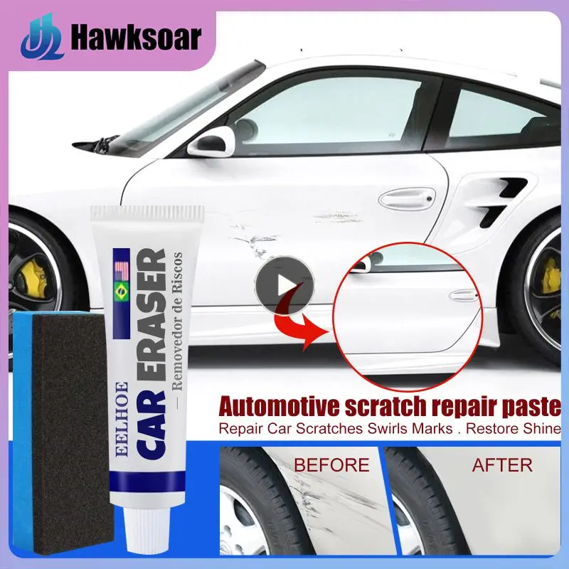 

Polishes Scratch Repair Polishing Wax 20g Car Scratch Remover Kit Practical Car Scratch Remover Non-damaging Multi-purpose White