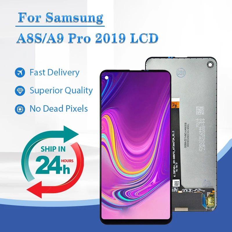 

OLED 6.4 Inch For Samsung Galaxy A9 Pro 2019 Lcd A8S Display With Touch Screen Digitizer G8870 G887F Assembly Brand New