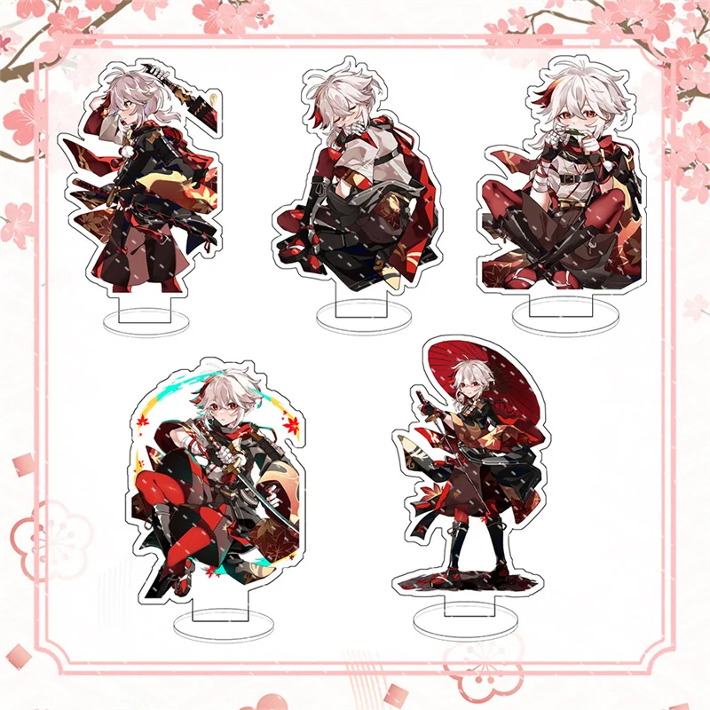 

Anime Genshin Impact Figure Cosplay Acrylic Kaedehara Kazuha Game Stand Sign Desk Decor Fans Collection Toy Gift For Friend