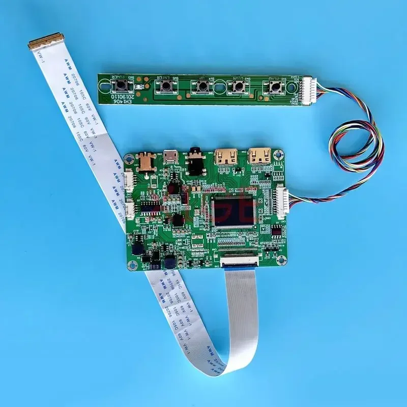 Плата драйвера контроллера для B140HAN03.1/2/3 B140HAN03.7 DIY Kit 2Mini-HDMI Micro USB EDP 30-контактный