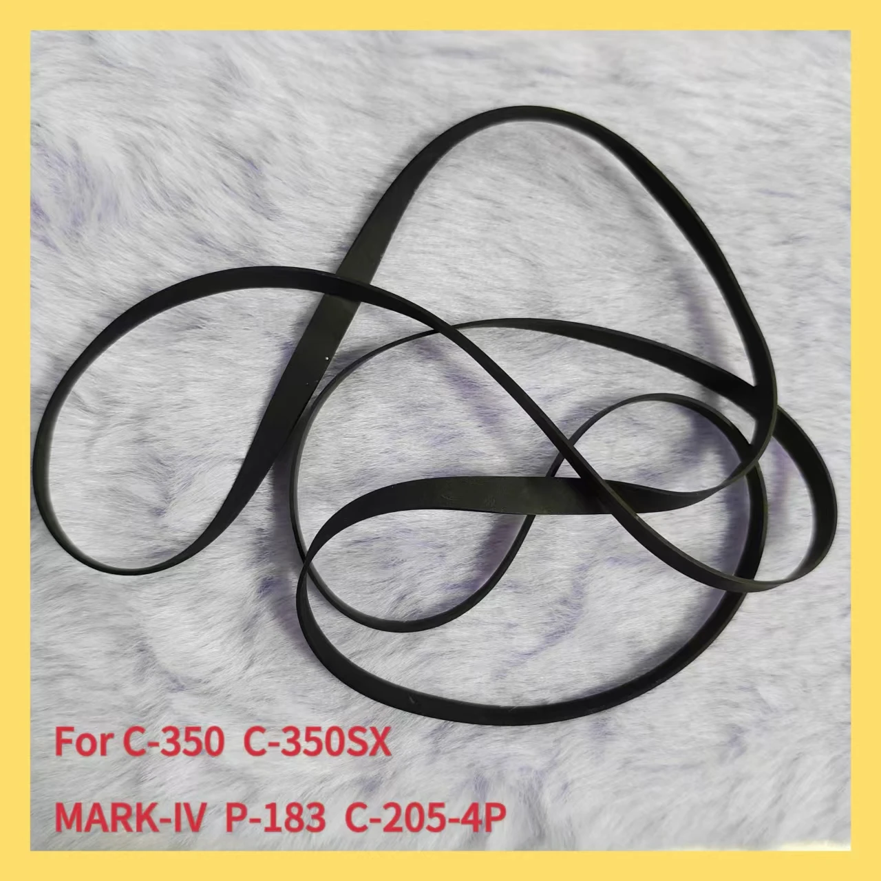 Ремень для BSR C-350 C-350SX MARK IV P-183 C-205-4P черный сменный ремень проигрывателя