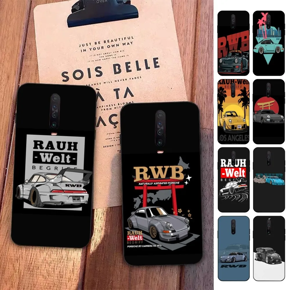 Japan Sports Car Jdm Drift RWB 911 964 933 Phone Case For Redmi 5 6 7 8 9 10 Plus Pro A GO K20 K30 K40 F3