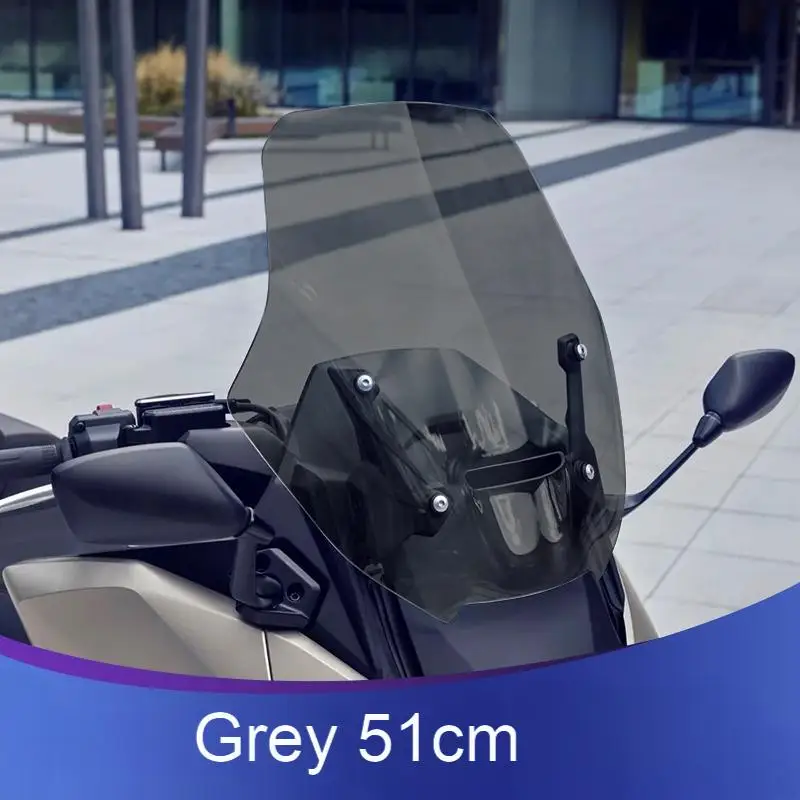 

Для HONDA FORZA 750 Forza 750 NSS750 NSS 750 2025 повышенное лобовое стекло мотоцикла ветровые дефлекторы черный ветровой экран