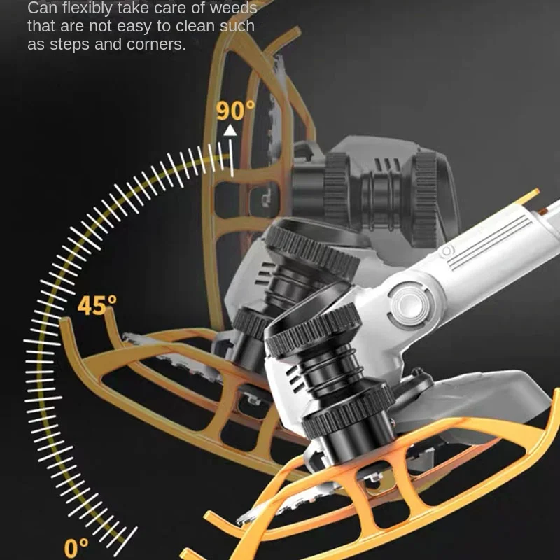 Для сада 21 в Беспроводная электрическая газонокосилка Выдвижная бытовая ручная