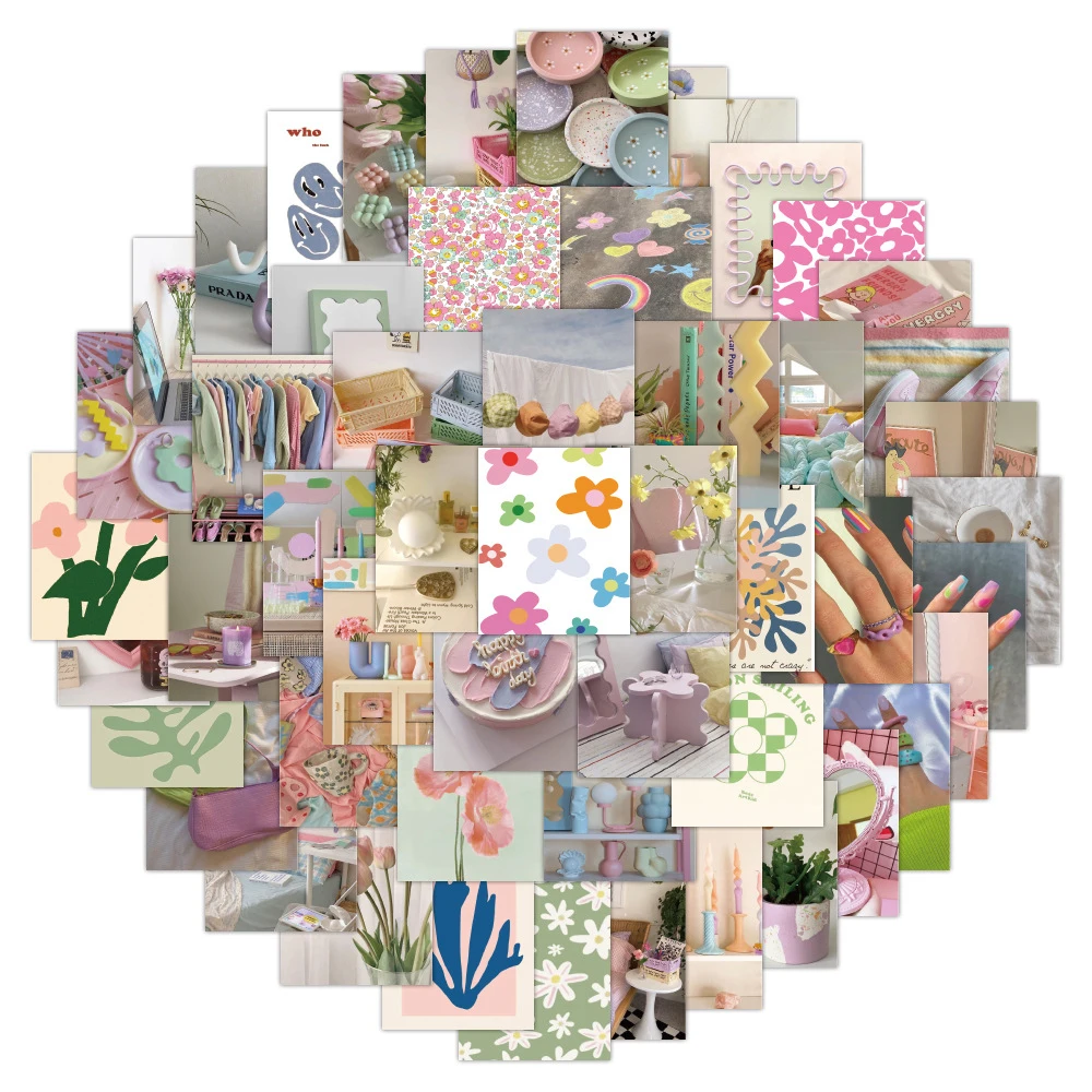 

10/30/50PCS Cute Cartoon INS Style Girl Graffiti Stickers Aesthetic Art Graffiti Decals Skateboard Fridge Guitar DIY Sticker Kid