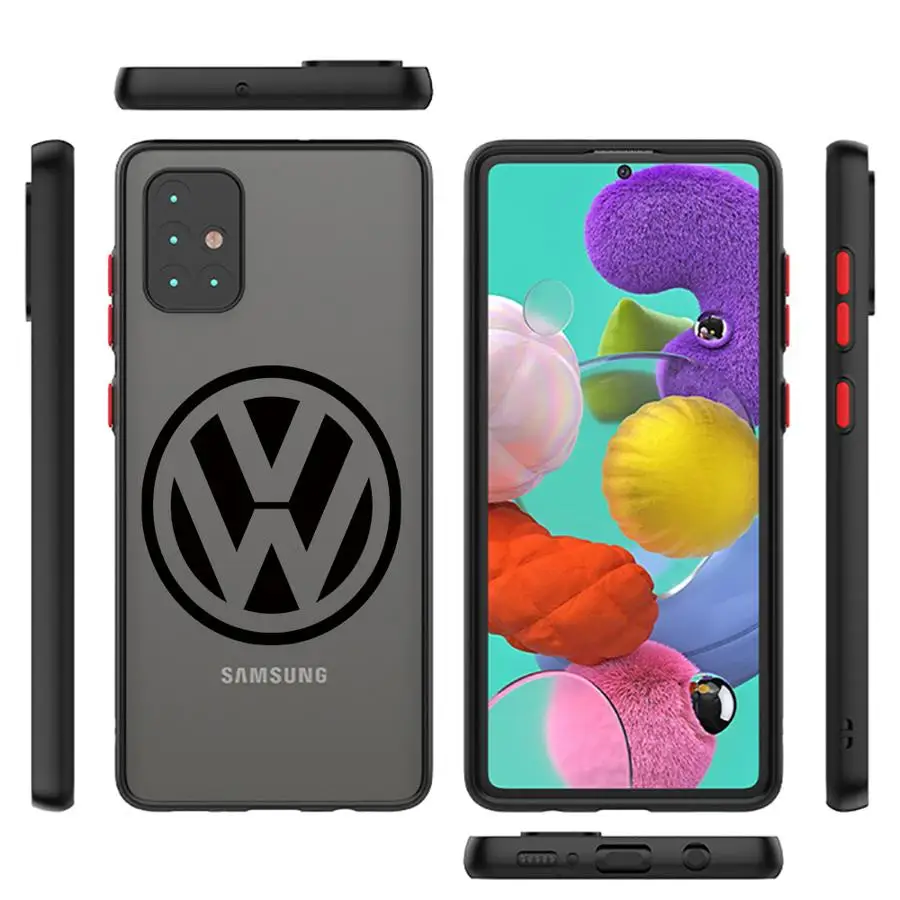 Чехол для телефона V-Volksw-agen с креативным дизайном Samsung Galaxy A21s A23 A33 A34 A22 4G A24 A25 A32 A35 A73