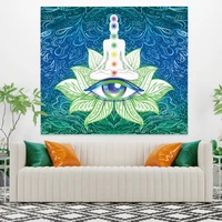 seven chakra meditation tapestry indian eye wall decoration mandala tapestry witchcraft hippie bohemian home decor yoga mat