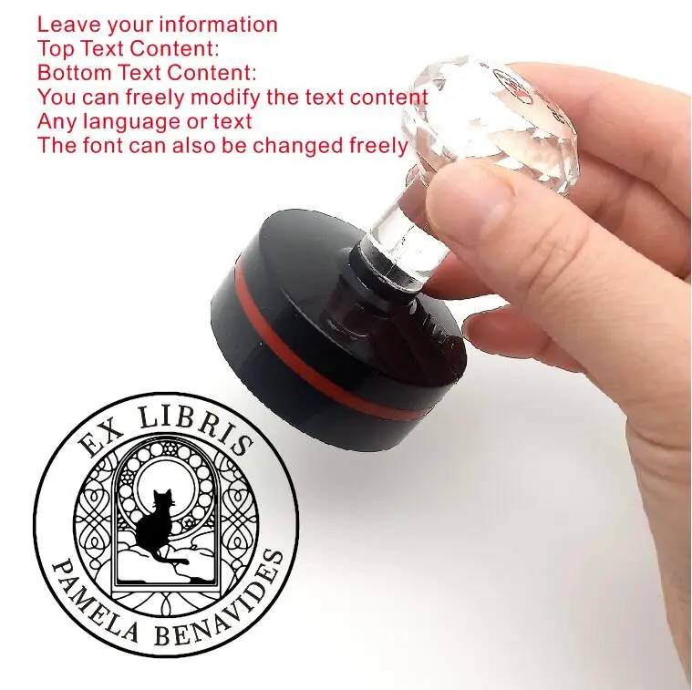 

Резиновый штамп с логотипом 40 мм