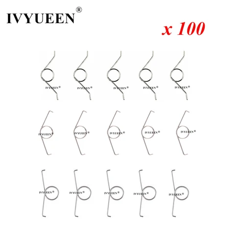 IVYUEEN 100 шт. для PlayStation 5 4 PS5 PS4 L2 R2, пружинная металлическая часть триггерной кнопки для контроллера Dualshock 5 4 DS5, пружины