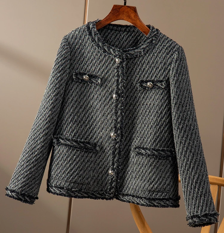 Fashion Casaco Feminino  90%  White Duck Down  Wool  Polyester  Winter Jacket Women  High Street  Single Breasted  Wide-waisted