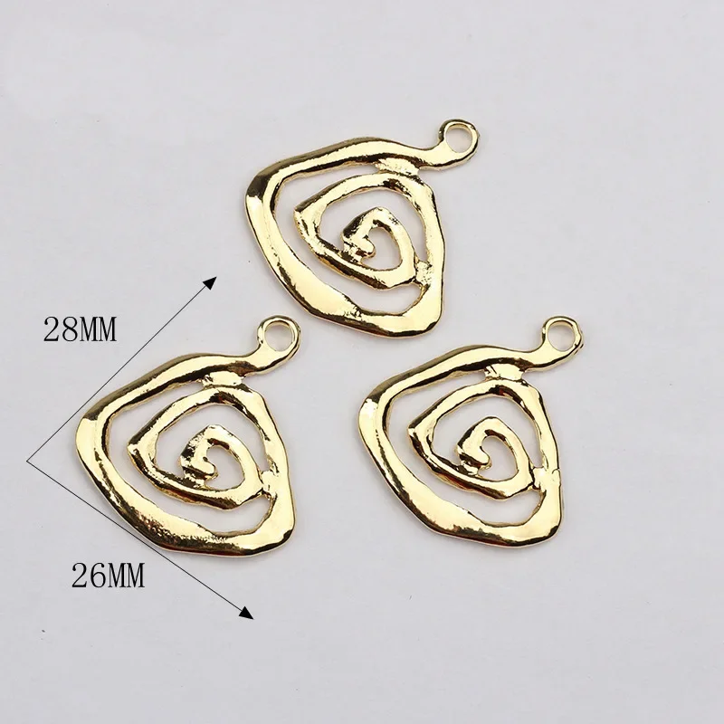 Аксессуары для ювелирных изделий ручной работы сплав асимметричная полая