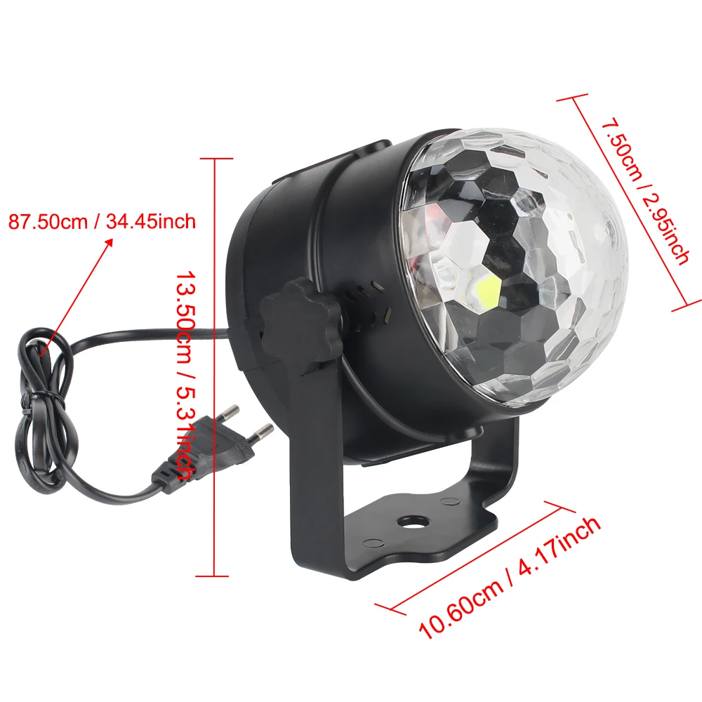 Красочная лампа для лазерного проектора speedstage RGB 85-265 в с активацией звуком