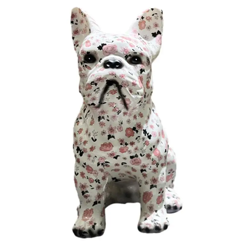 

Colorful Dog Statue French Bulldog Home Decorations Bulldog Statues And Figurines French Bulldog Decorations For Home Office