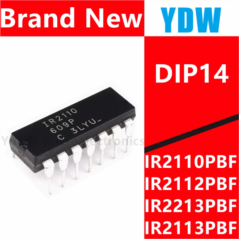 5 шт., IR2110PBF DIP14 IR2110 DIP-14 IR2113PBF IR2113 IR2112PBF IR2112 IR2213PBF IR2213