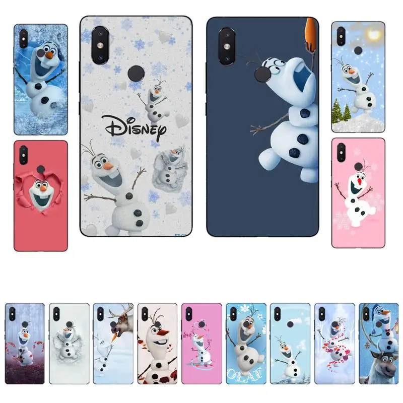 

Disney Olaf Snowman Frozen Phone Case for Xiaomi mi 5 6 8 9 10 lite pro SE Mix 2s 3 F1 Max2 3