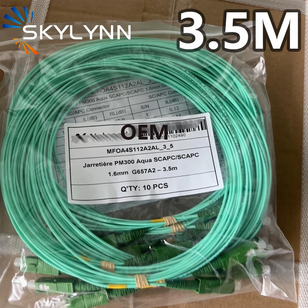 НОВЫЙ OEM 50/100 шт. G657A2 3 5 м Aqua Волоконно-оптическая подвязка 1 6 мм Волоконный