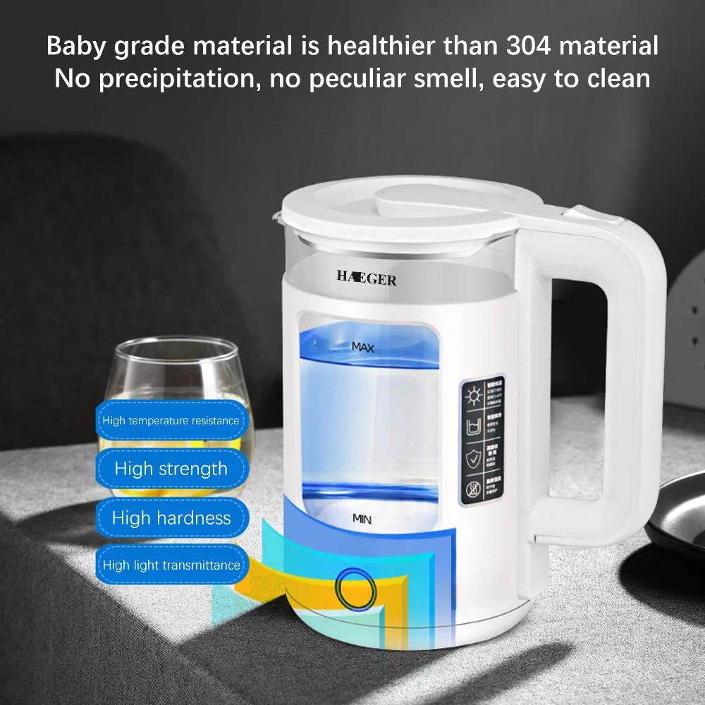 kitchen appliances electric kettle 2l thermos with heating 2000w electr water kettl smart kettle tea kettl water boiler teapot free global shipping