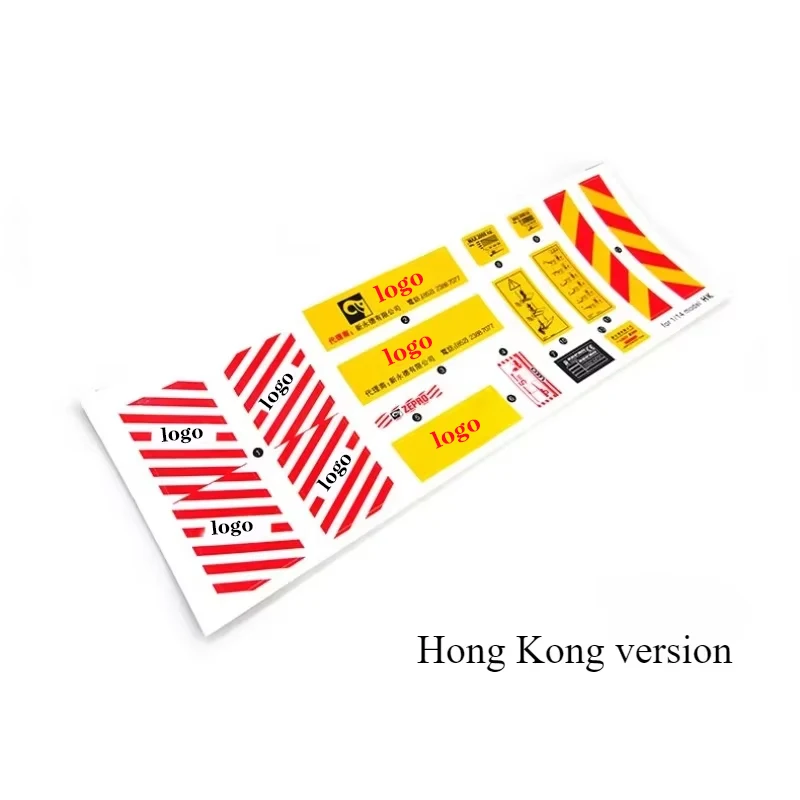 Наклейка с логотипом для 1/14 Tamiya RC Грузовик Автомобиль Трактор Голова фургона Тип