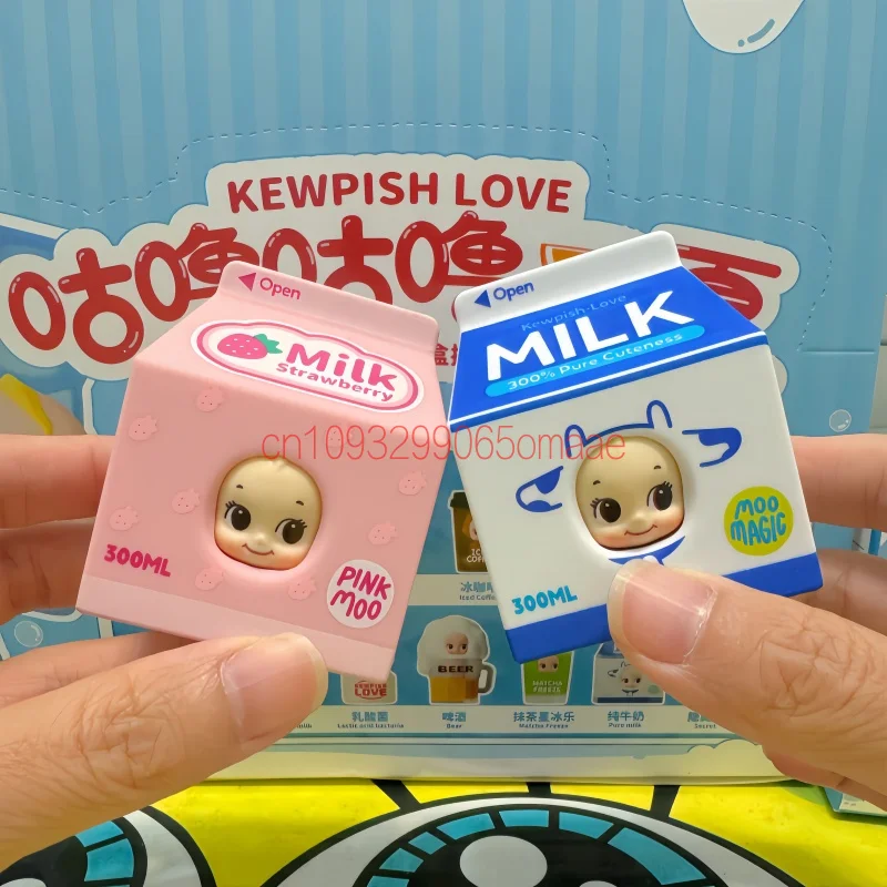 Фото Paws Nova Kewpish Love Summer Series Blind Box: Коллекционная фигурка в Q-версии на тему напитков, настольное украшение, милая трендовая игрушка, подарок на день рождения №4