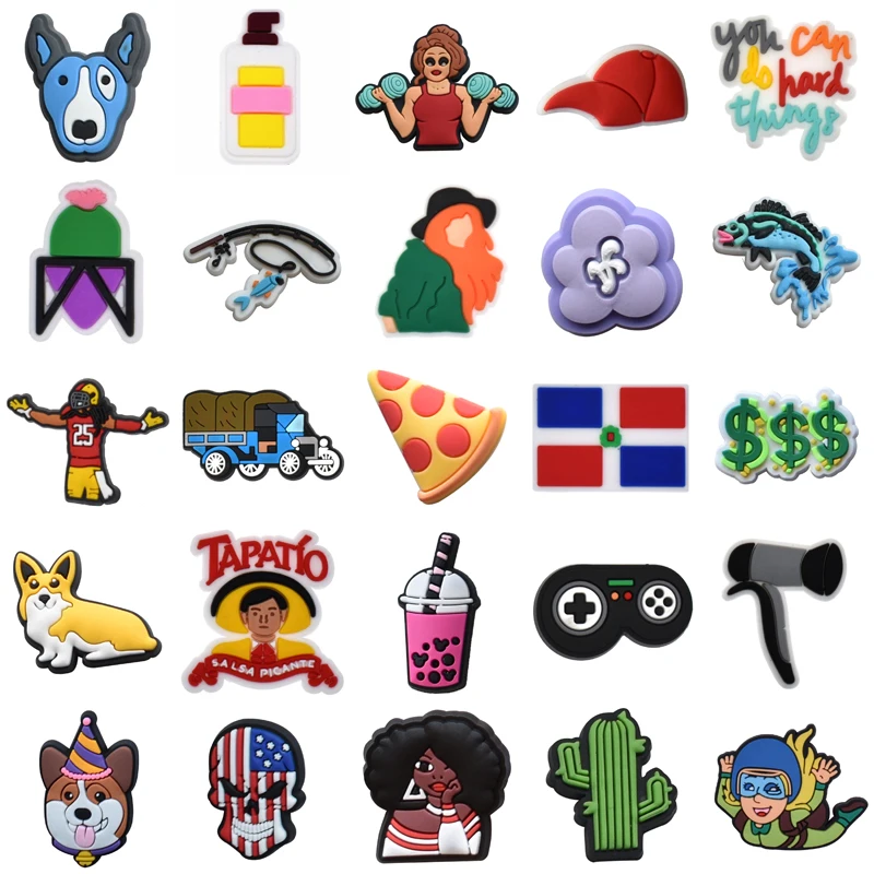 

Shoe Charms Women Charm Shoes Accessories Girl Packs Kids Boy Wholesale Bulk Men Set Jeans Para Pins Decorations for Crocs Gifts