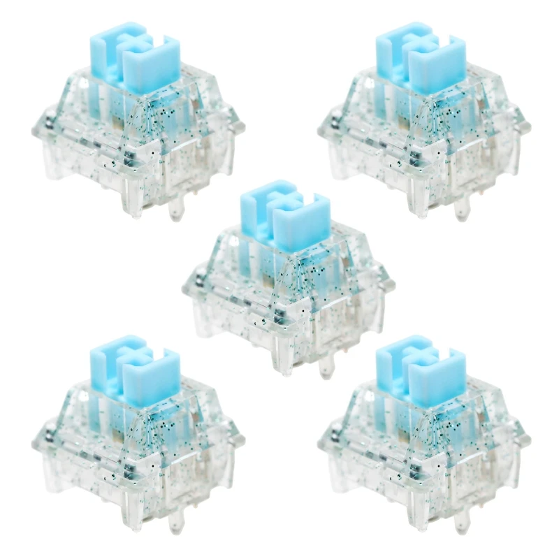 

POM Stem Linear Switch 5Pin 30g 45g 62g 67g 80g for Custom Mechanical Keyboard E8BE