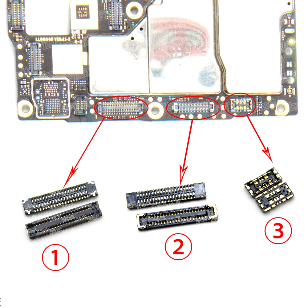 2-10 шт. для Xiaomi Redmi Note 10 ЖК FPC штекер материнская плата PCB разъем гибкий USB батареи |