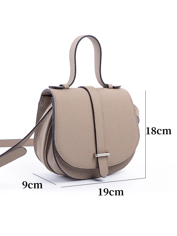 Zency Верхний слой кожи для женщин Элитный бренд Tote Bag Модная сумка-седло Женская