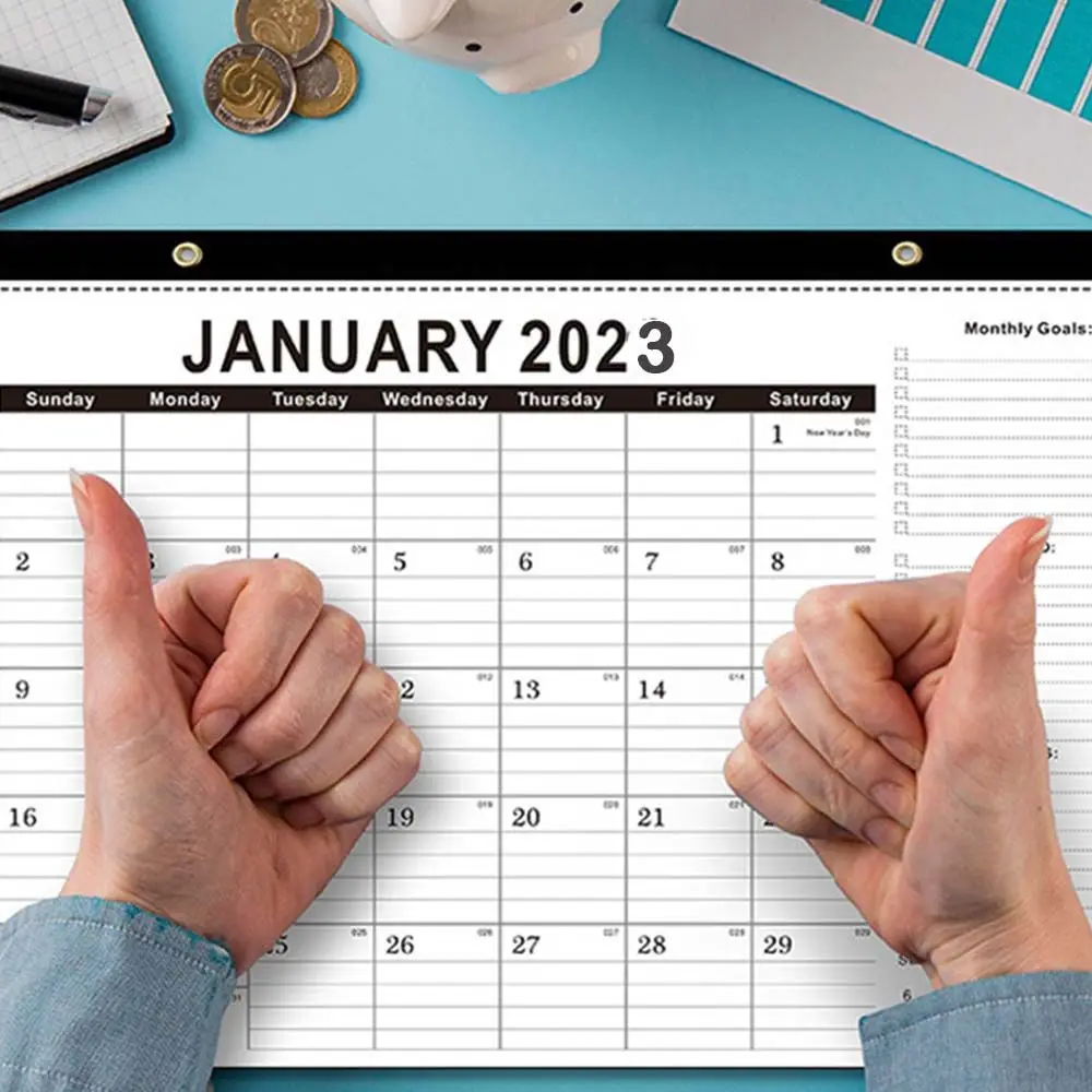 

Supplies Daily Planner Home Decoration Agenda Organizer Perpetual Calendar Wall Calendar 2023 Calendar English Calendar
