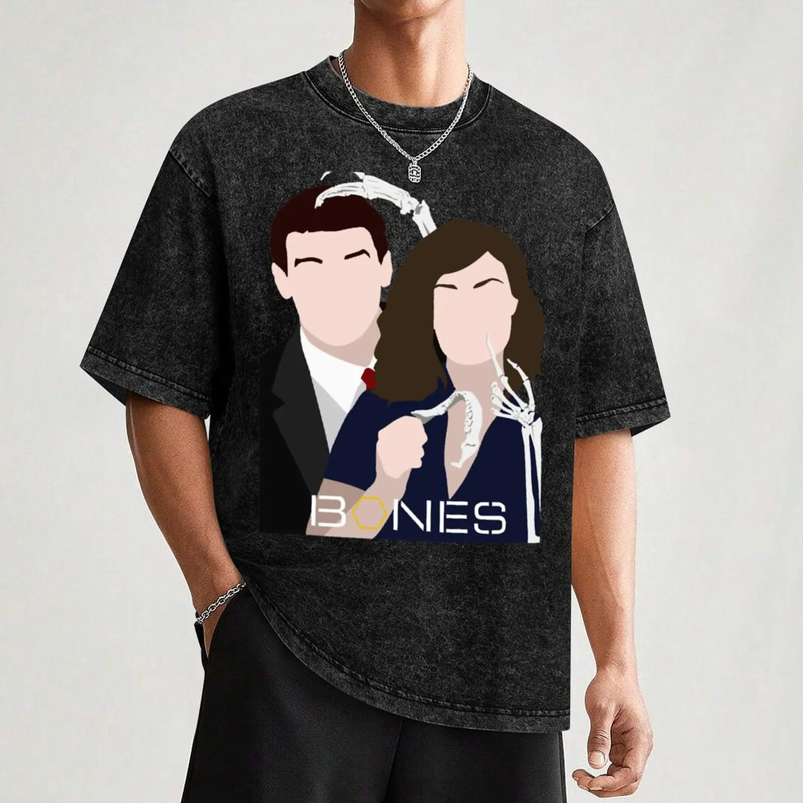 Футболка Bones - Brennan &amp Booth хлопковая мужская