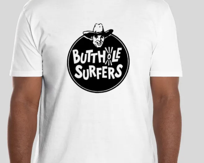 Футболка Butthole Surfers медаль подземной музыки в стиле панк-рок