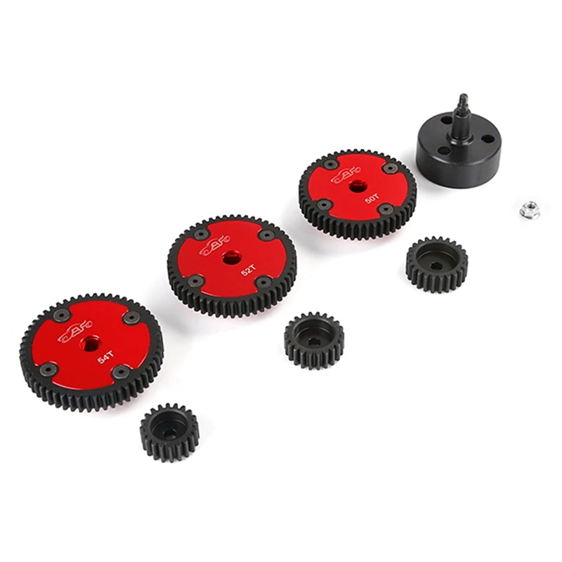 

Integrated Hexagonal Clutch Gear 54T/20T, 52T/22T, 50T/24T For 1/5 HPI ROVAN ROFUN KM BAJA 5B Rc Car Parts