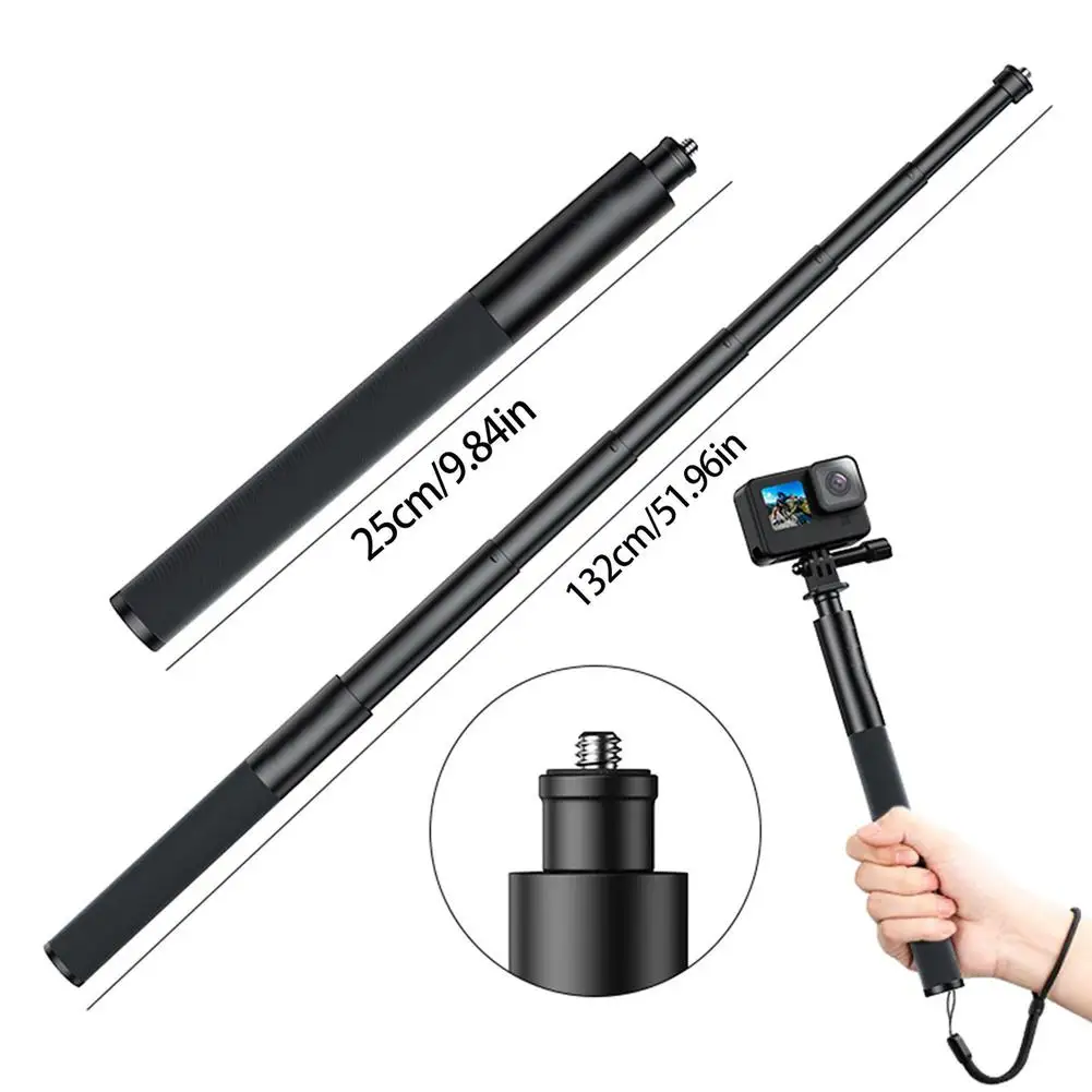

Action Camera Selfie Stick Handheld Eliminate Shake Gimbal Stabilizer For Rs X3 Selfie Extension Rod With Silicone Wrist Strap
