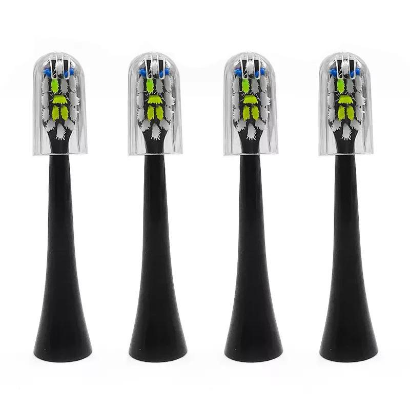 

4pcs For Soocas X3 Toothbrush Heads Anti-dust Cap For Soocare Soocas X5 X3 X1 Replacement Electric Brush Heads For Xiaomi Mijia