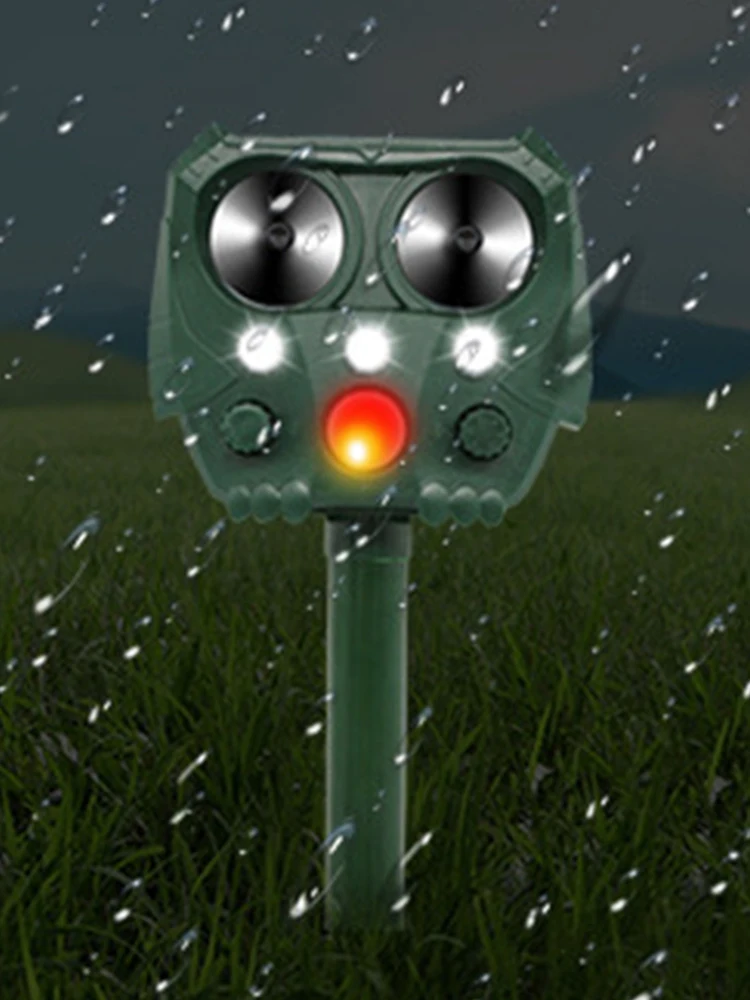 Ультразвуковой Репеллент Для Животных Кошек И Собак Водонепроницаемый На