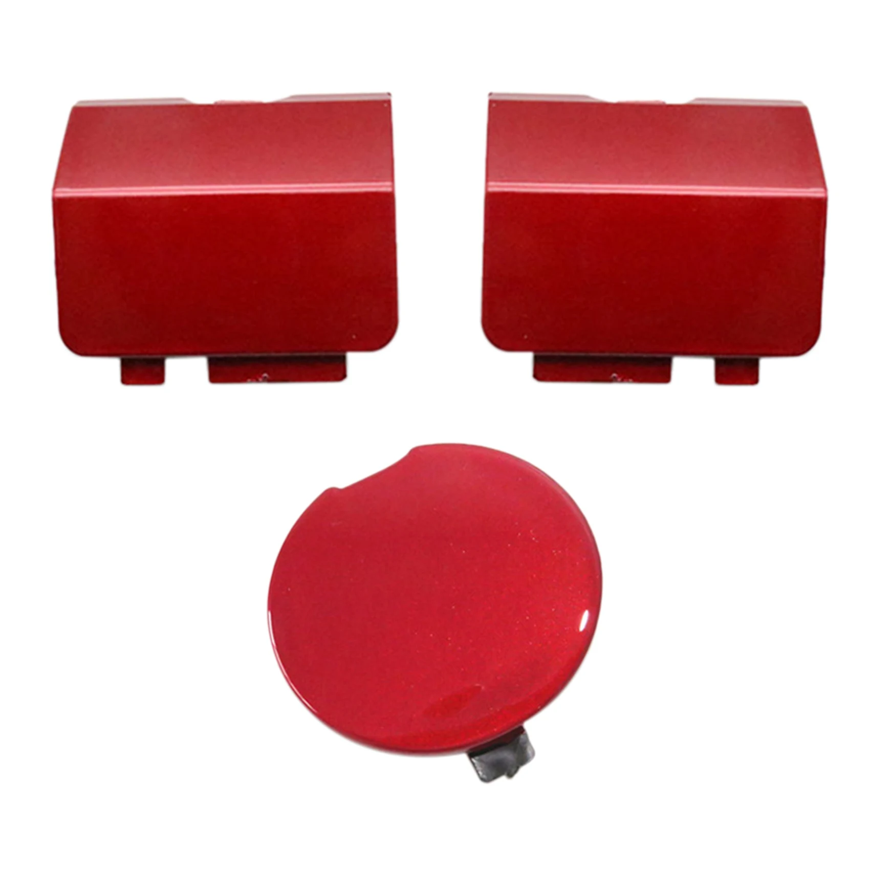 

For Mazda 6 Atenza Sedan 2013 2014 2015 2016 Red Front and Rear Bumper Tow Hook Cover Trailer Cover Tow Eye Shield