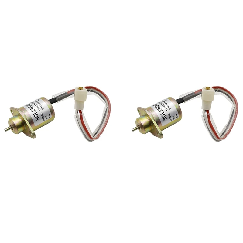 

2X 12V Fuel Stop Solenoid 1503ES-12S5SUC5S For Yanmar Engine