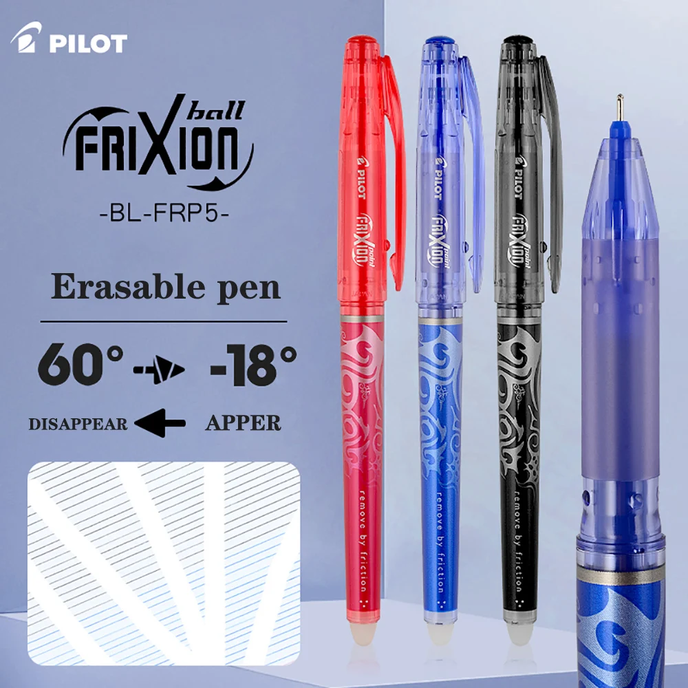 

12 Pcs/Lot Pilot BL-FRP5 FriXion Pen Erasable Pen Fine Tip 0.5mm Writing Supplies Office& School Supplies Office Accessories