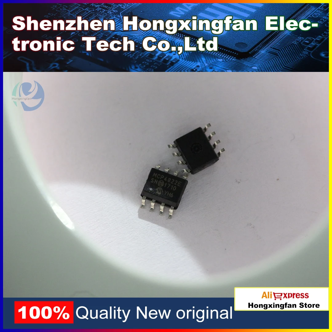 

10PCS MCP4822ESN Analog To Digital Converter ic chip SOP-8 Integrated Circuit
