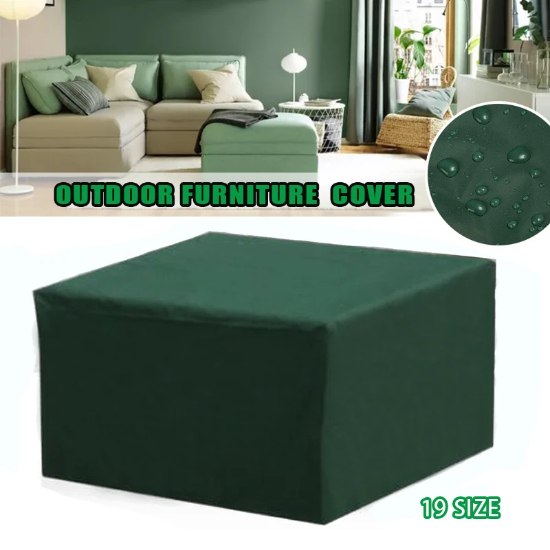 

19 sizes Waterproof Outdoor Garden Furniture Cover Dust Cover Covers for Wicker Protection Set Table Lounge Patio Rain Snow
