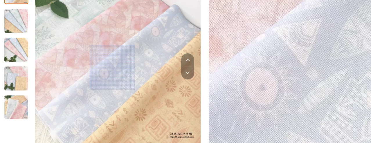 Красочная ткань для вышивки крестиком базовая листья от руки древние легенды