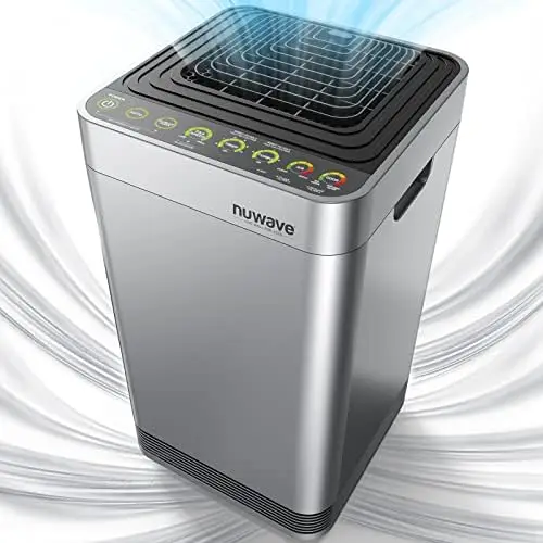 

OxyPure Smart Air Purifier, Extra Large Room, HEPA with 5-Stage Filtration System, Monitors Air Quality & Adjusts 6 Fan Spee