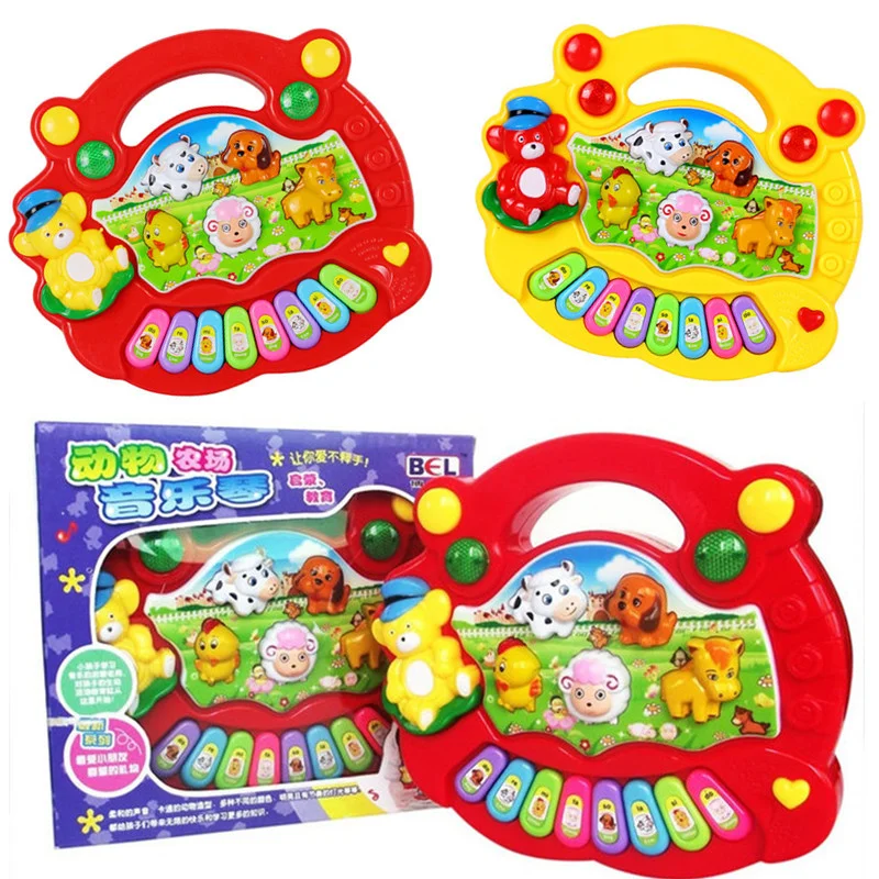 

Baby Kids Musical Piano Toys Learning Animal Farm Developmental Educational Music Toys Musical Instruments For Children