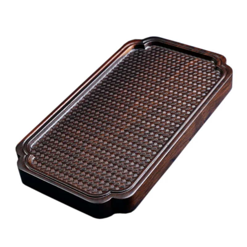 

Деревянный декоративный поднос для чая, винтажный резервуар для хранения, поднос для чая гунг-фу, китайские услуги, деревянный поднос, кухон...