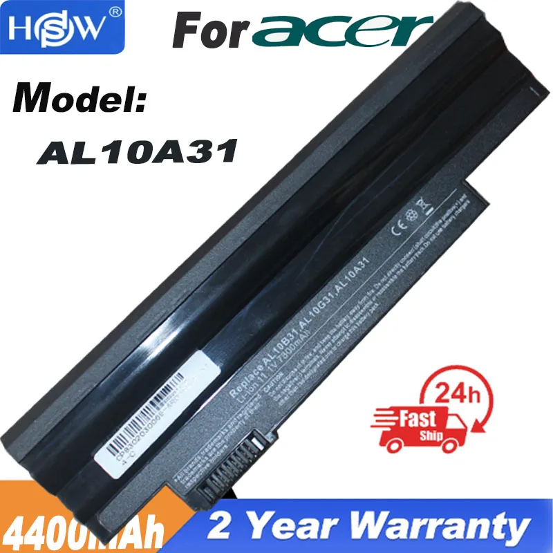 Аккумулятор для ноутбука Acer Aspire One 722 AO722 D257 D257E AL10A31 AL10G31 нетбук D260 D270 Happy, Chrome AC700 AL10B31