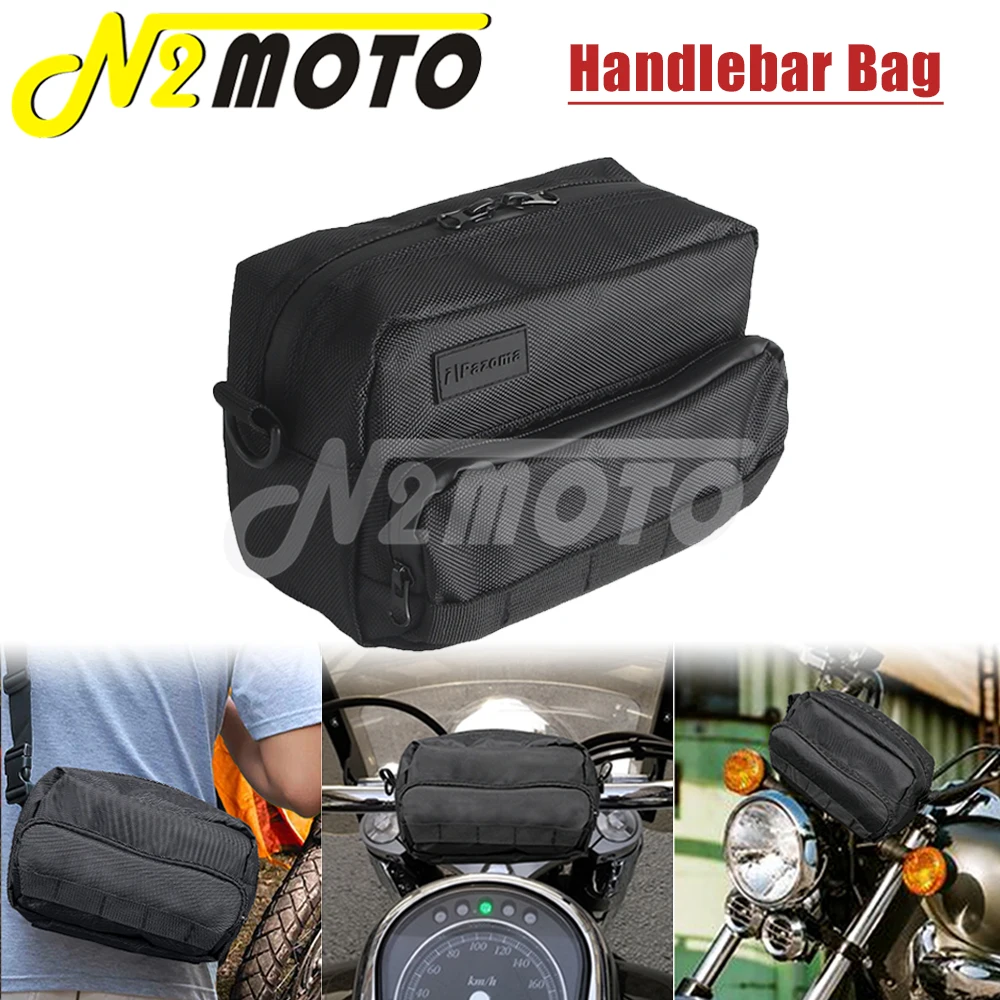 Универсальная сумка на руль для Harley Softail Low Rider ST Sportster XL Touring BMW Yamaha мотоциклетные